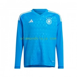 Camisola Alemanha Guarda-redes Homem Equipamento Primeiro Copa do Mundo 2022 Manga Curta